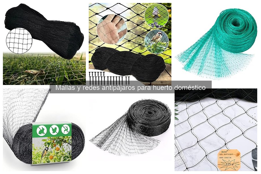 Mejores marcas de redes antipájaros para huertos y jardines