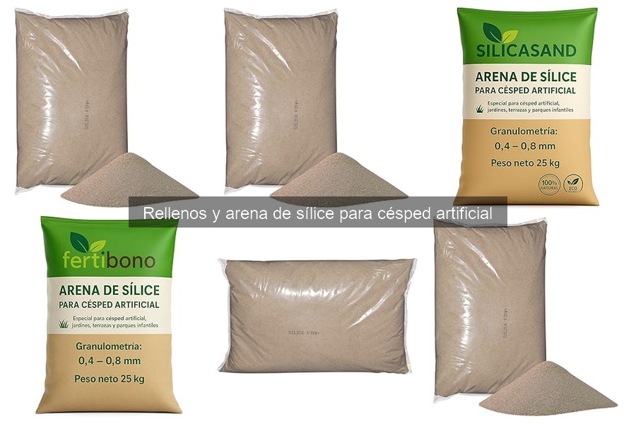 Mejores marcas de relleno de sílice para césped artificial