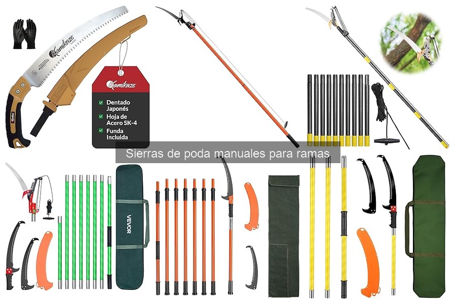 Mejores marcas de sierras de poda manuales recomendadas