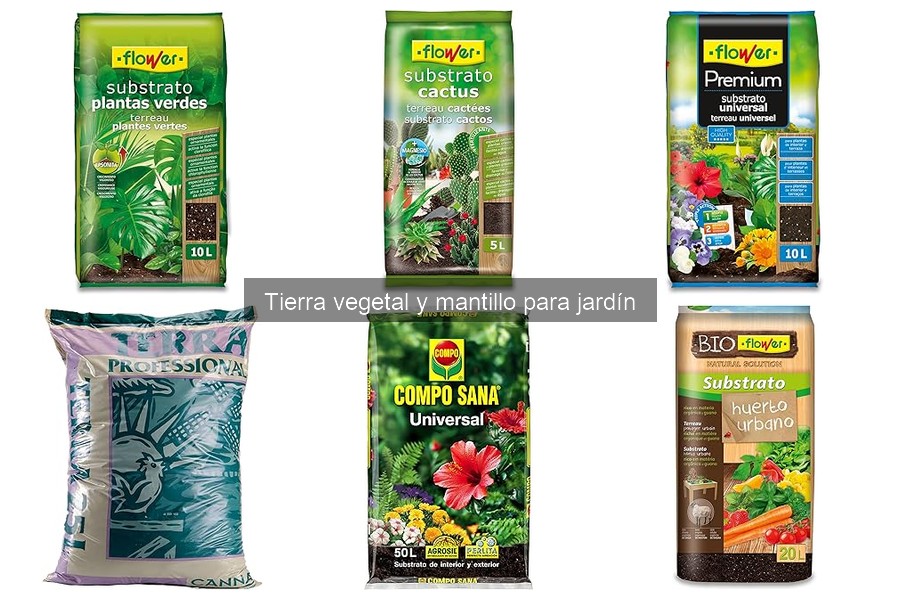 Mejores marcas de tierra vegetal para jardín en Amazon