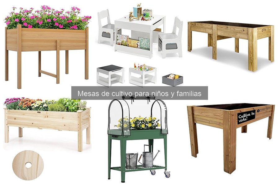 Mejores mesas de cultivo para niños en 2023: comparativa