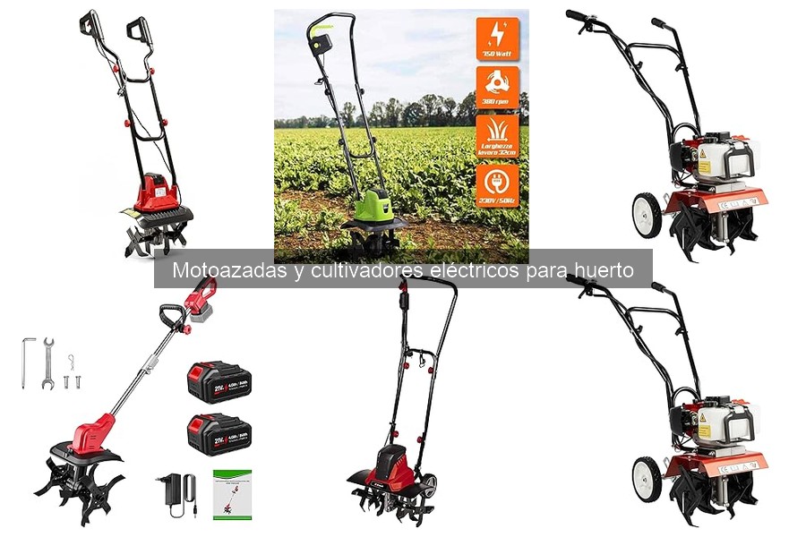 Mejores Motoazadas Eléctricas para Huertos Pequeños