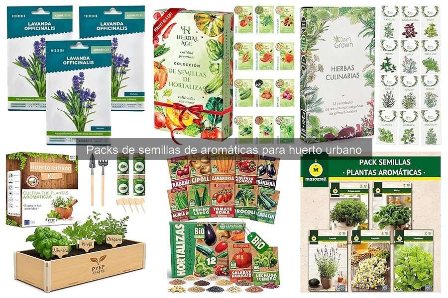 Mejores packs de semillas aromáticas para principiantes