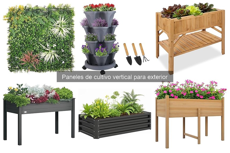 Mejores Paneles de Cultivo Vertical para Patios Pequeños