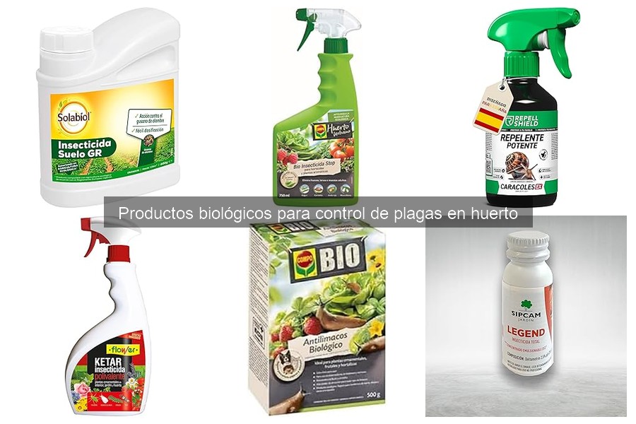 Mejores productos biológicos para controlar plagas en huertos