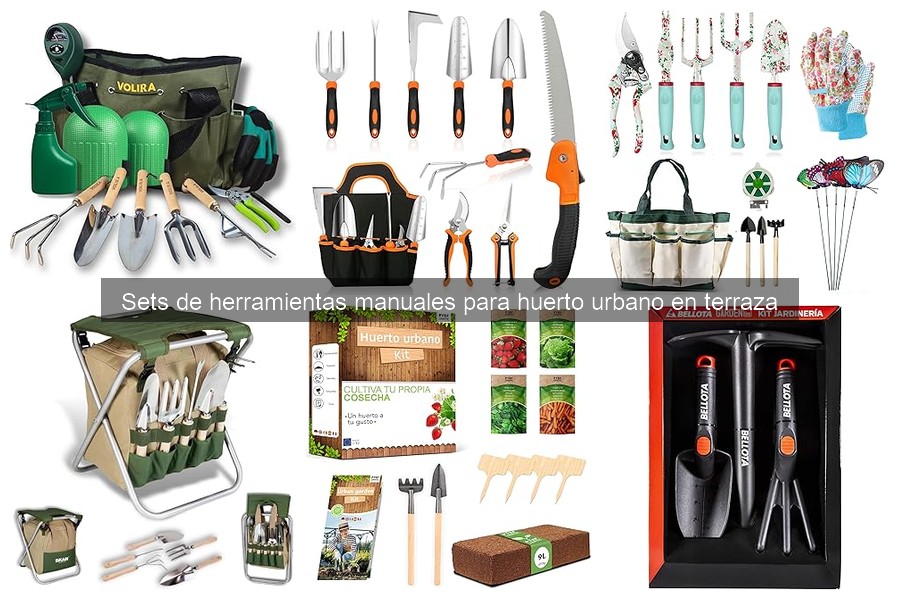 Mejores sets de herramientas para principiantes en huertos urbanos