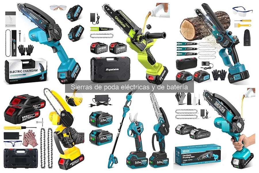 Mejores sierras de poda eléctricas para principiantes