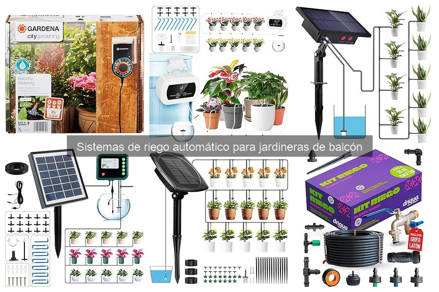 Mejores sistemas de riego automático para jardineras pequeñas