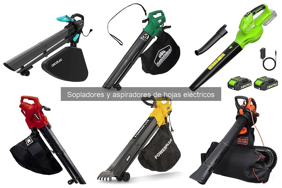 Mejores sopladores y aspiradores de hojas para jardines pequeños