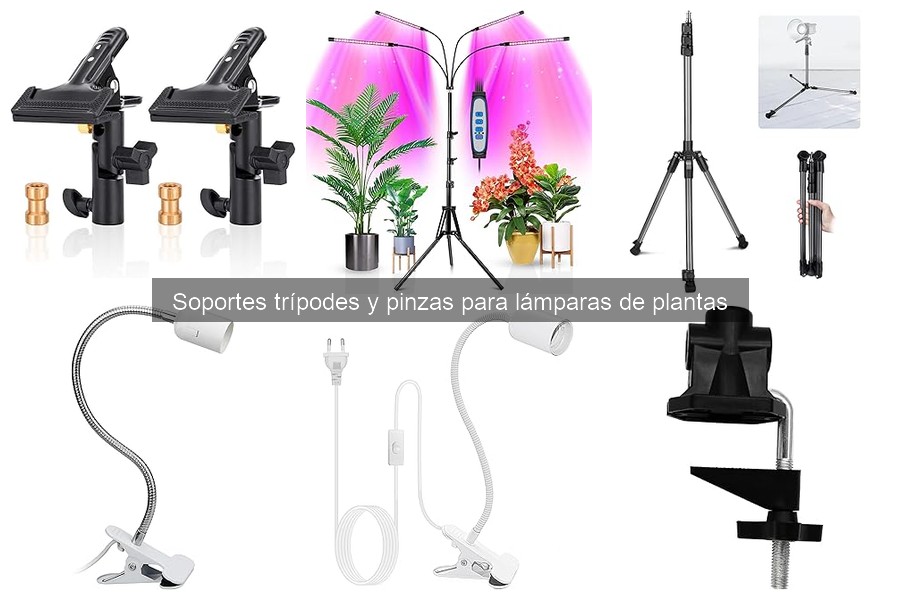 Mejores soportes trípodes y pinzas para lámparas de plantas 2023