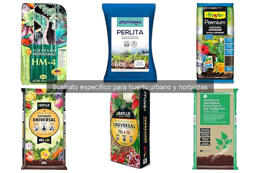 Mejores sustratos para hortalizas en macetas: comparativa