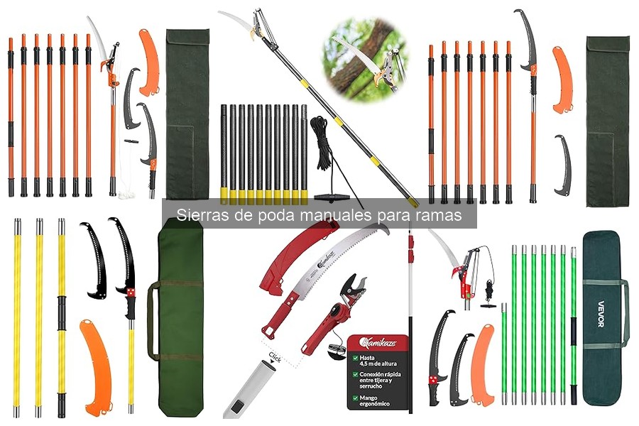 Mejores técnicas para podar con sierra manual en jardines