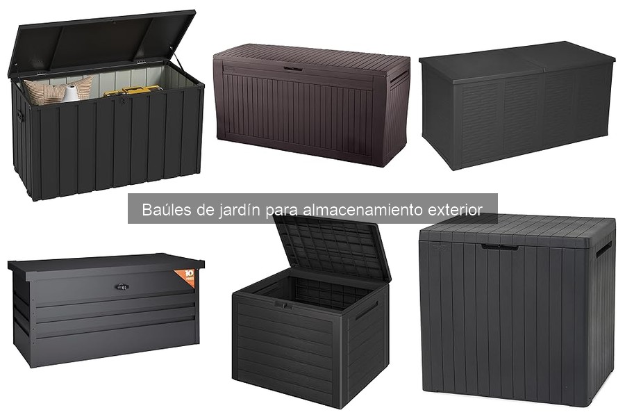 Mejores tiendas para comprar baúles de jardín a buen precio