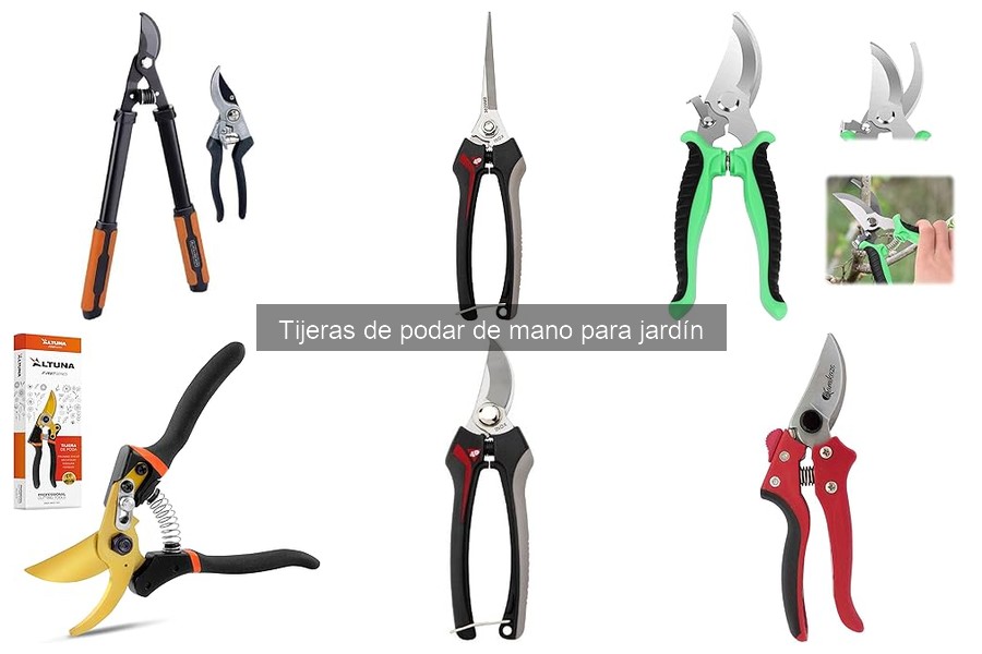 Mejores tijeras de podar para principiantes en jardín
