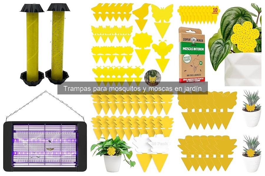 Mejores trampas para mosquitos y moscas en jardines