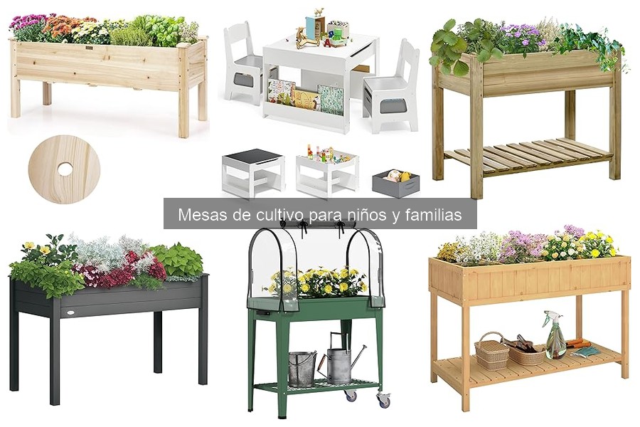 Mesas de cultivo para niños: ¿Qué son y sus beneficios?