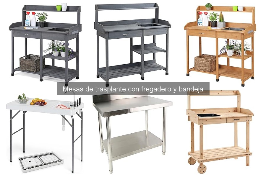 Mesas de trasplante asequibles para tu jardín