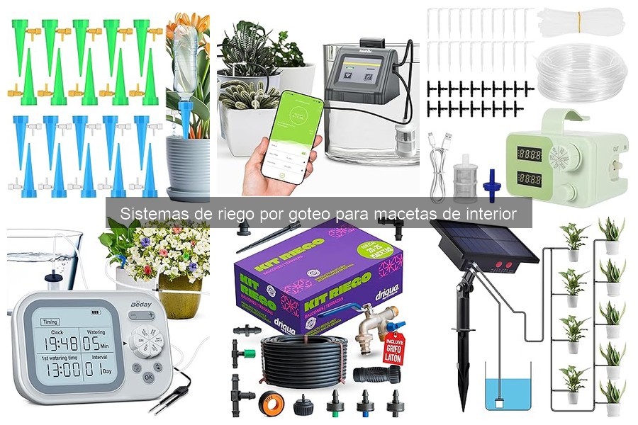 Opiniones de sistemas de riego por goteo para macetas