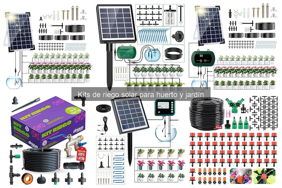 Opiniones sobre Kits de Riego Solar para Huertos y Jardines