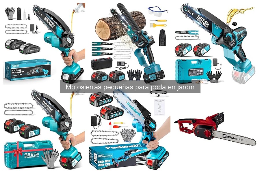 Opiniones sobre Motosierras Pequeñas para Poda en Jardín