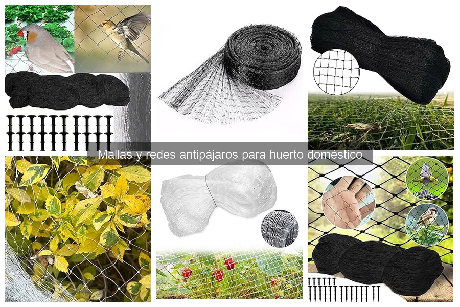 Precio promedio de mallas y redes antipájaros para huertos