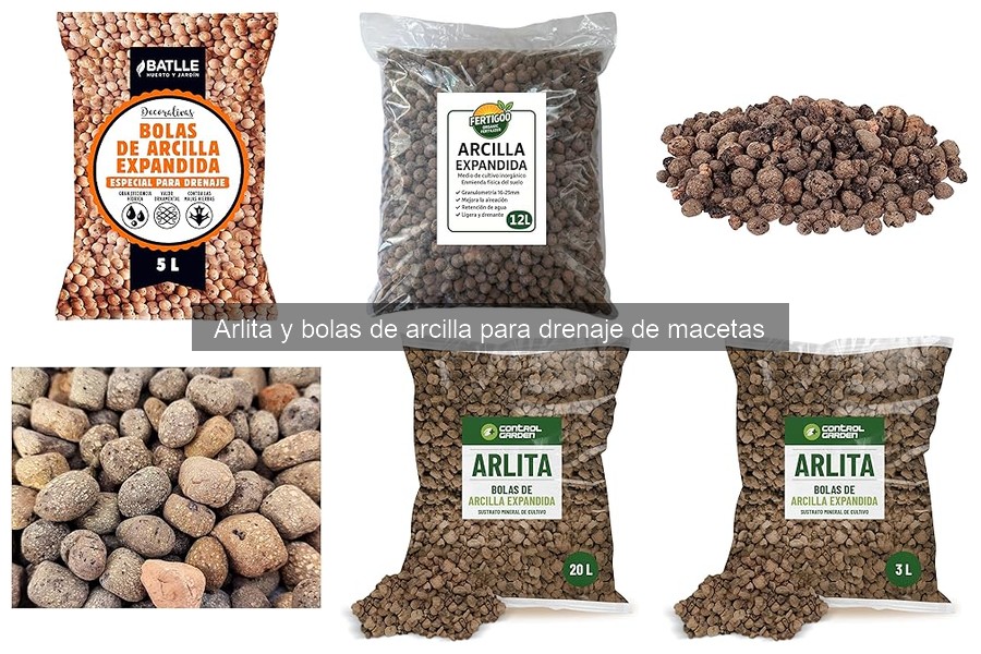 Precios de arlita: dónde comprar bolas de arcilla para macetas