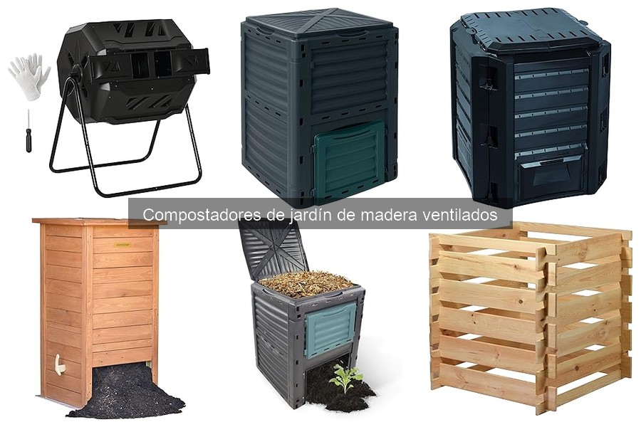 Precios de compostadores de madera ventilados en 2023