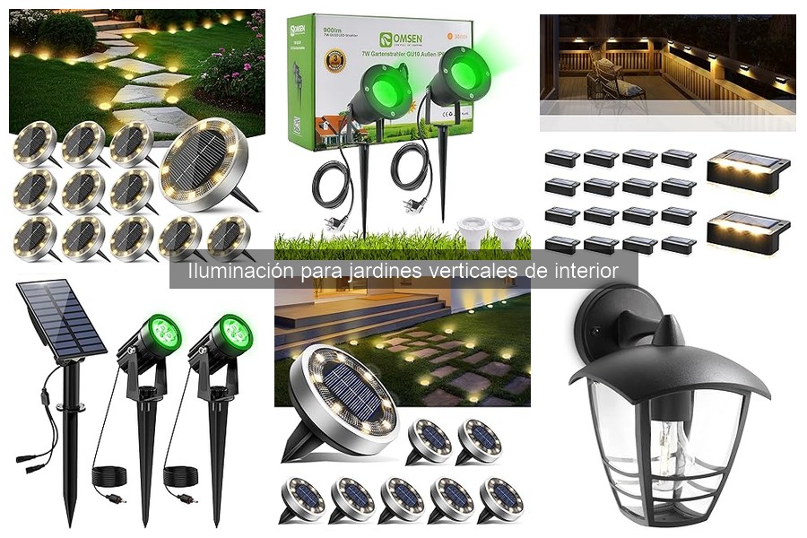 Precios de iluminación para jardines verticales: dónde comprar