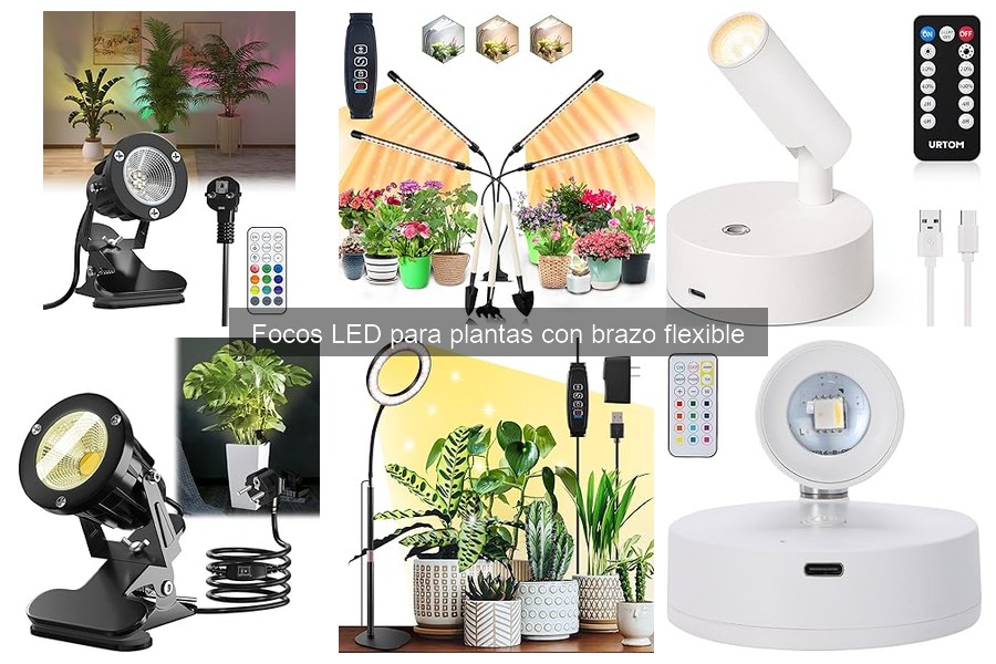 Precios Focos LED para Plantas con Brazo Flexible y Dónde Comprarlos