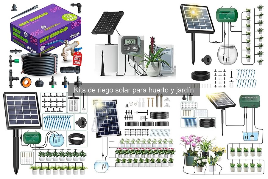 Precios Promedio de Kits de Riego Solar para Jardín