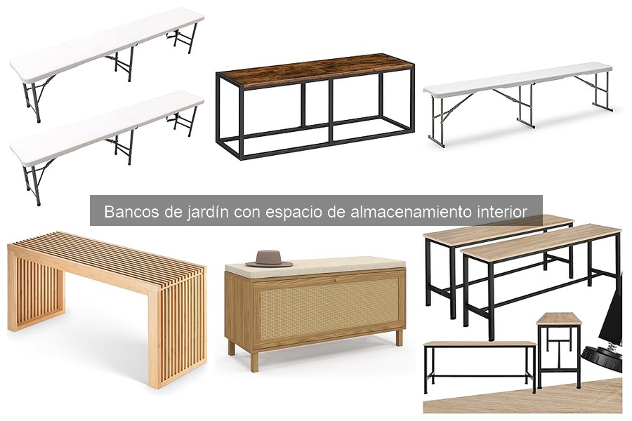 Problemas comunes al usar bancos de jardín con almacenamiento
