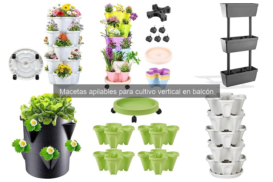 Problemas comunes al usar macetas apilables en el balcón