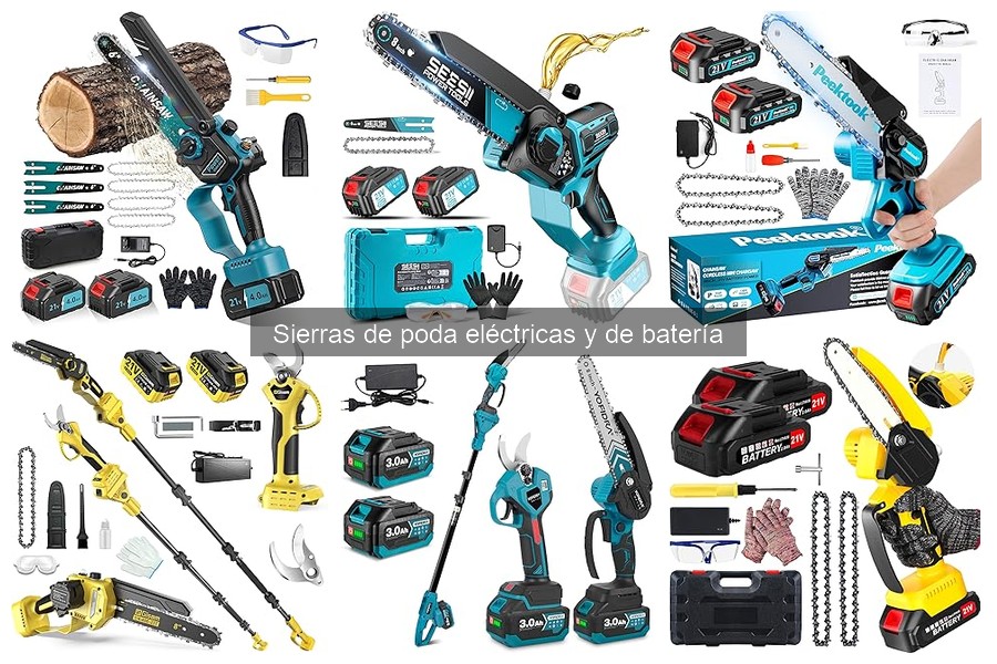 Problemas comunes al usar sierras de poda eléctricas