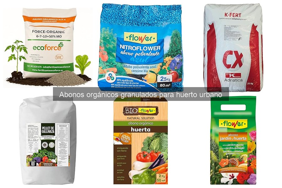 Problemas comunes con abonos orgánicos granulados y soluciones