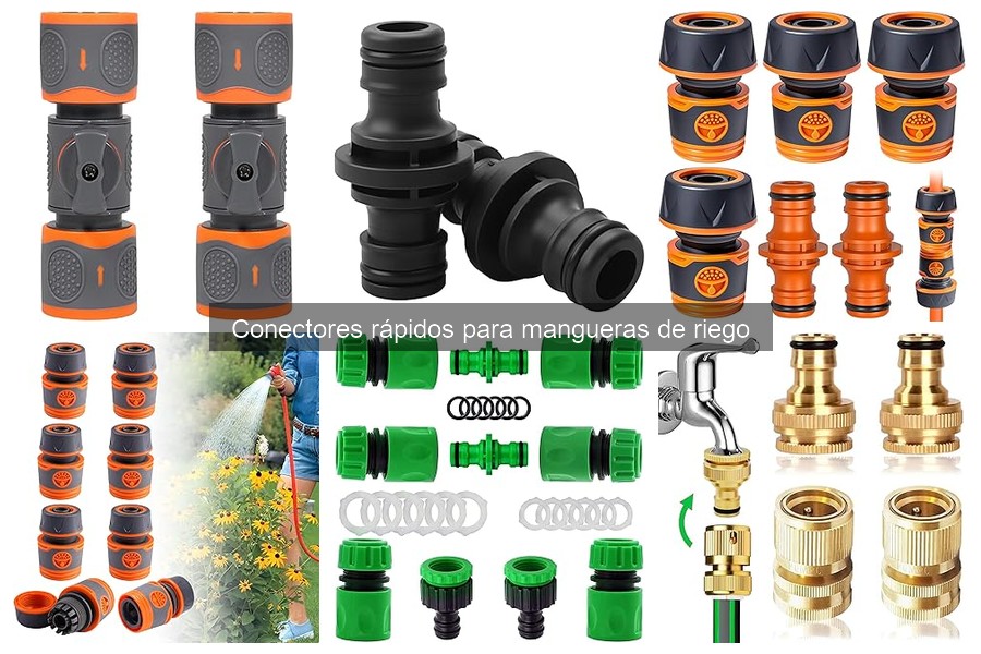 Problemas comunes con conectores rápidos para mangueras de riego