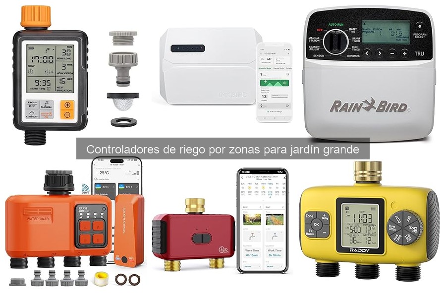 Problemas comunes con controladores de riego por zonas