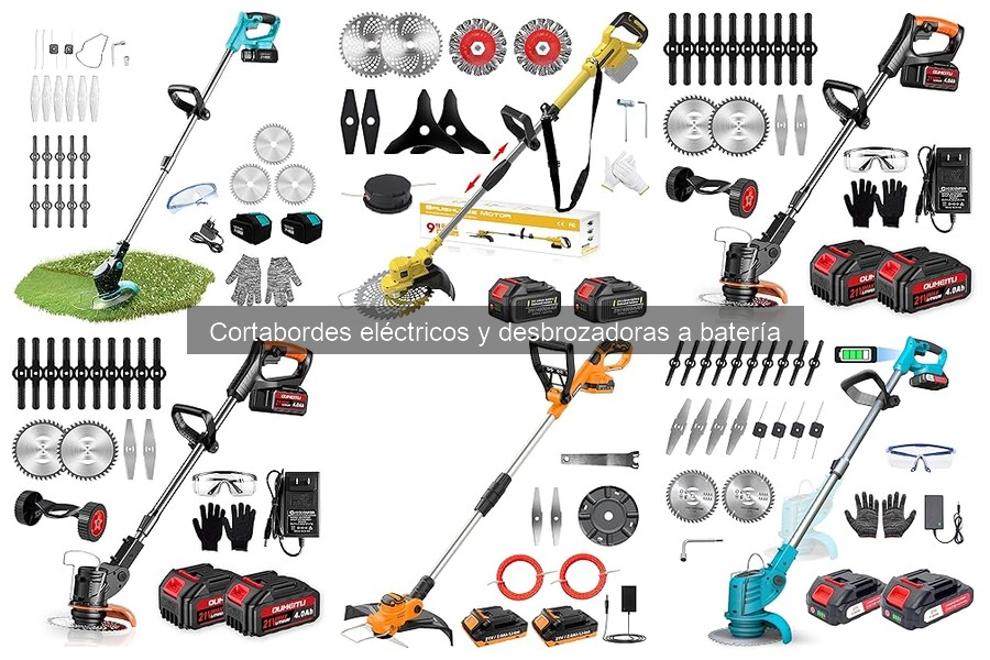 Problemas comunes con desbrozadoras a batería y soluciones