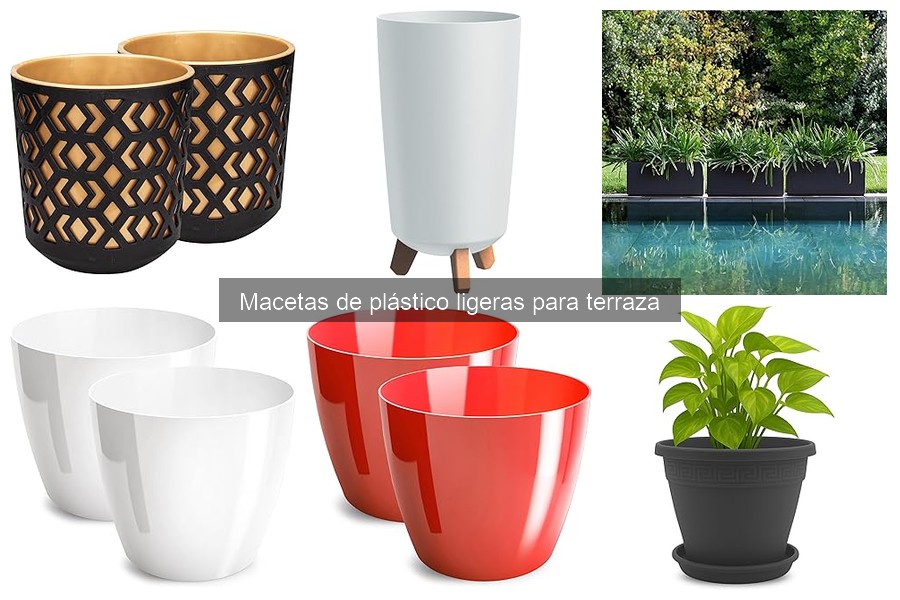 Problemas comunes con macetas de plástico ligeras y soluciones