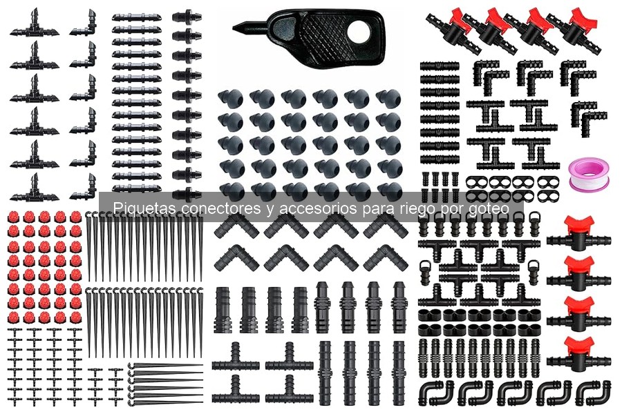 Problemas comunes con piquetas y conectores de riego