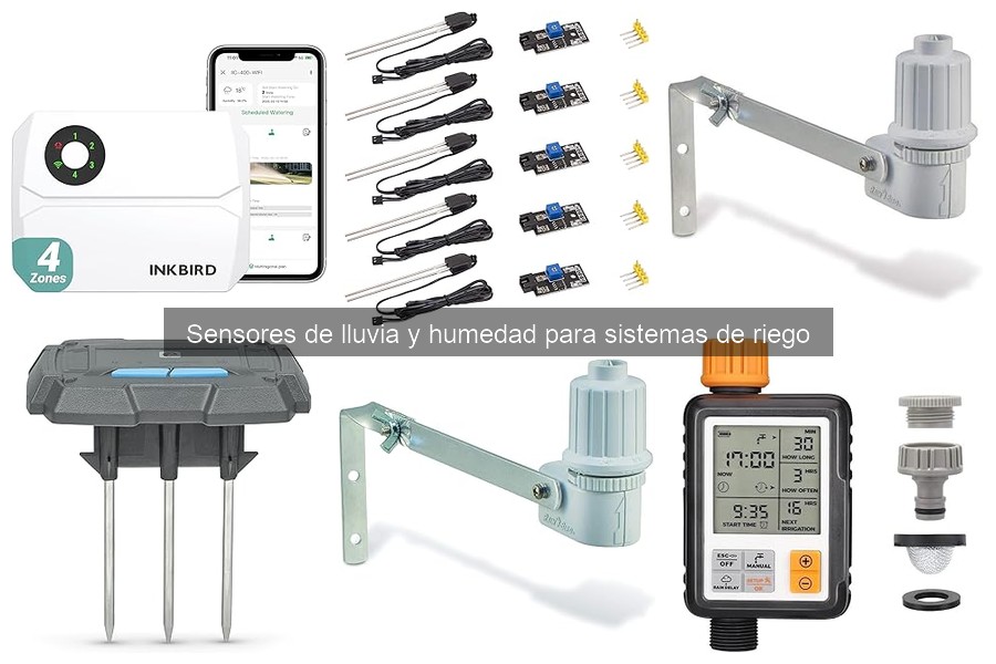 Problemas comunes con sensores de lluvia y humedad en riego