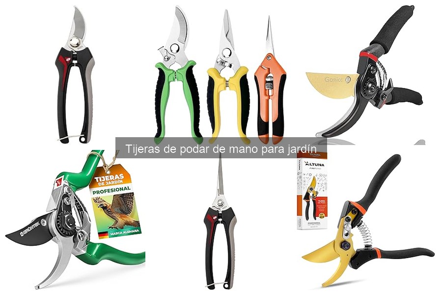 Problemas comunes con tijeras de podar de mano y soluciones