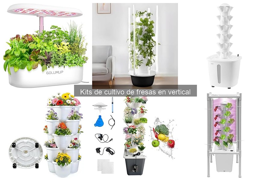 Problemas comunes en kits de cultivo de fresas verticales