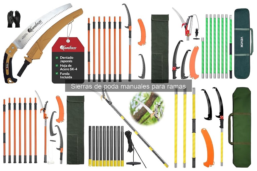 Problemas comunes en sierras de poda manuales y soluciones