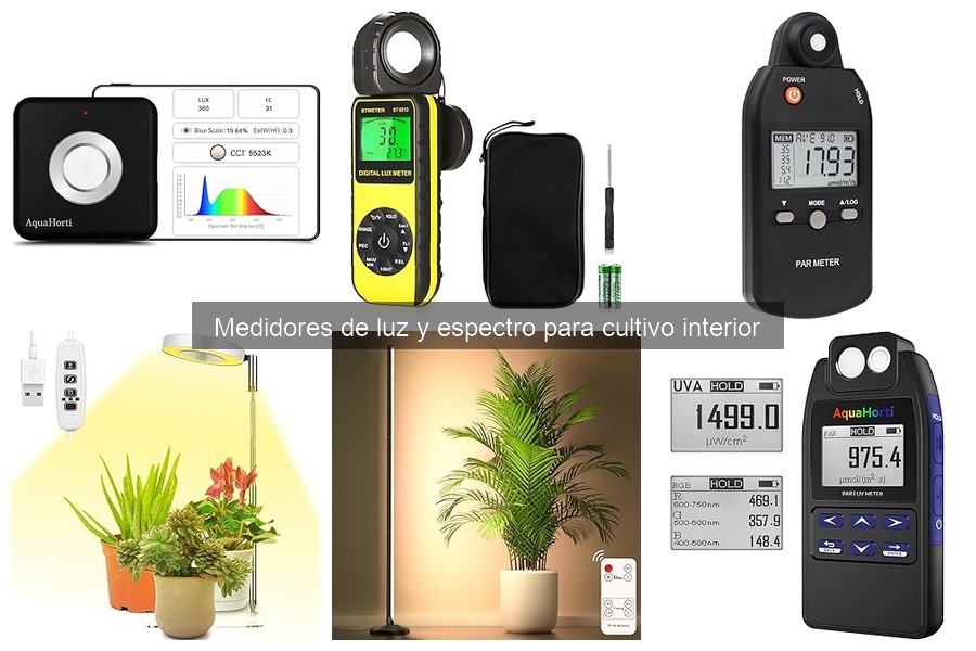 Problemas de precisión en medidores de luz para cultivo