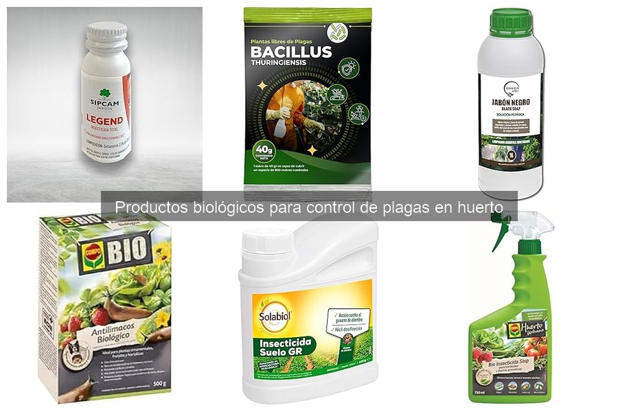 Productos biológicos para el control de plagas en huertos