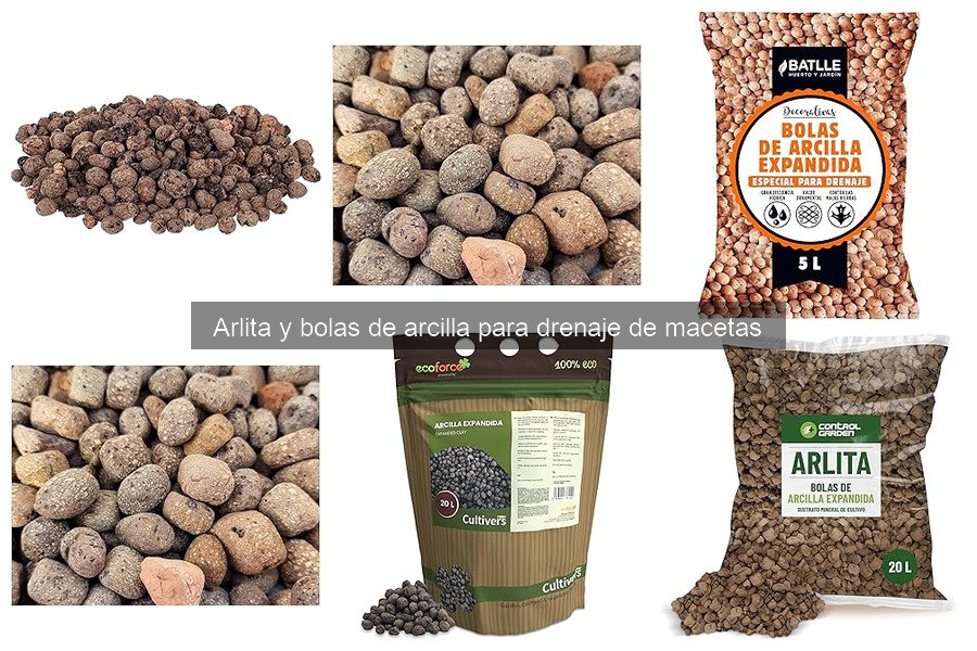 ¿Qué es la arlita y cómo se usa en el drenaje de macetas?