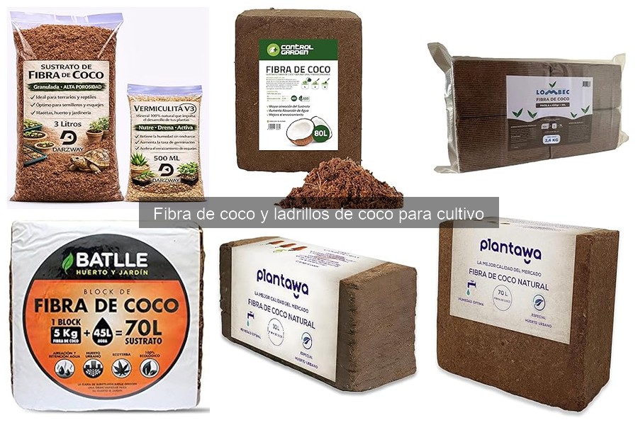 ¿Qué es la fibra de coco y cómo se utiliza en cultivo?
