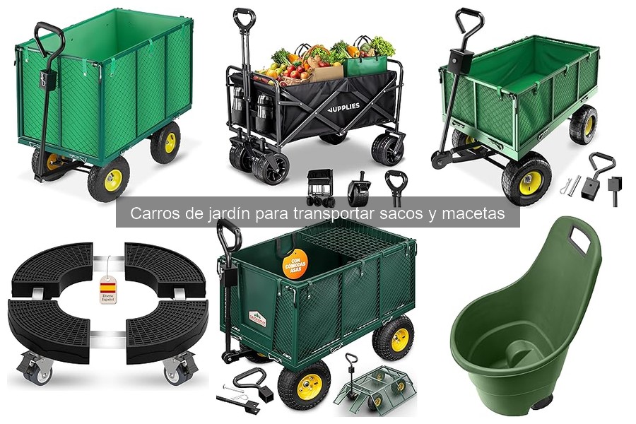 ¿Qué es un carro de jardín y para qué se utiliza?