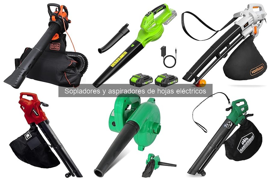 ¿Qué es un soplador y aspirador de hojas eléctrico?