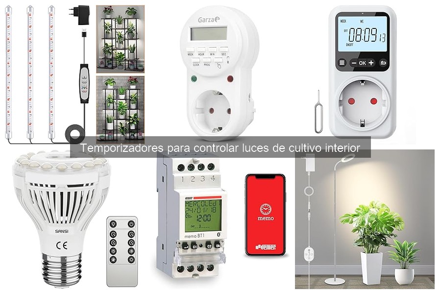 ¿Qué es un temporizador para luces de cultivo interior?
